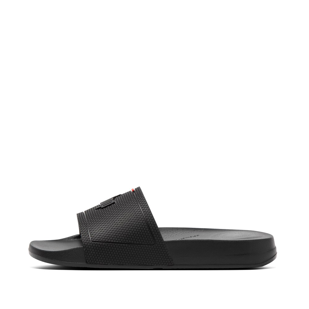 Fitflop Man Slides Black - Iqushion House - IQ4206819